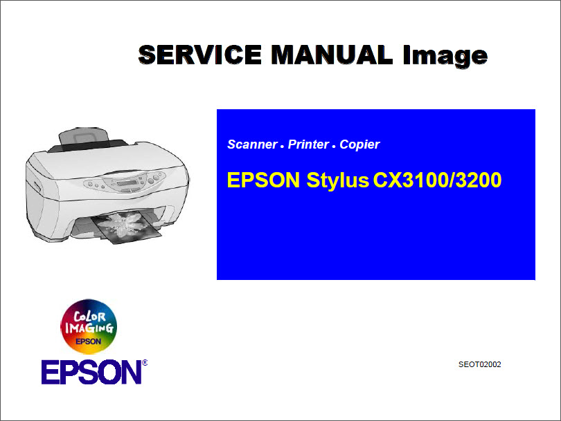 EPSON CX3100_3200 Service Manual-1 EPSON CX3100_3200 Service Manual-1